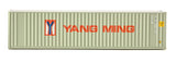 949-8221 - 40' High-Cube Corrugated Container Yang Ming (HO Scale)