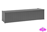 949-8300 - 40' Smooth Side Container - Undecorated (HO Scale)
