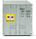 949-8657 - 20' Sooth Side Container Mitsui OSK Lines II (HO Scale)