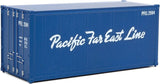 949-8666 - 20' Smooth Side Container Pacific Far East Line (HO Scale)