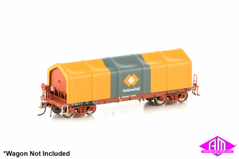 Tarpaulin Cover National Rail Orange/Grey Version 1 4 Pack AMA-3