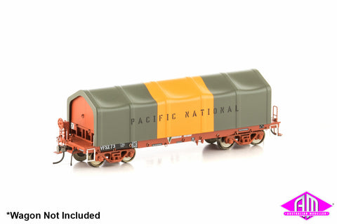Tarpaulin Cover Pacific National Orange/Grey 4 Pack AMA-7
