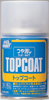 B503 Mr Topcoat Flat Matte Clear Spray Can 88ml