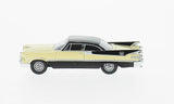 BOS87056 - 1959 Dodge Custom Royal Lancer Coupe - Beige/Black (HO Scale)