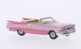 BOS87060 - 1959 Dodge Custom Royal Lancer Convertible - Pink/Dark Pink (HO Scale)