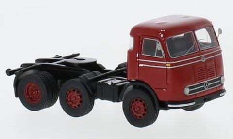 BOS87566 - 1960 Mercedes LPS 333 Truck - Red (HO Scale)