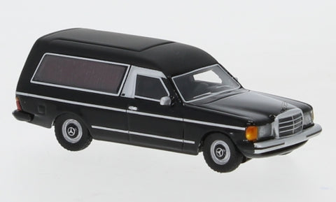 BOS87685 - Mercedes W123 Hearse - Black (HO Scale)