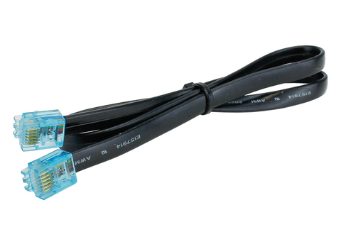 DCC Concepts DCD-CAC - 6-Wire Flat Cable w/RJ12 Connectors (500mm)