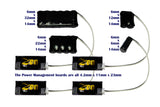 DCC Concepts DCD-SAA-3W - Zen 3-Wire Stay Alive Variety Pack for Zen Black & Blue+ Decoders