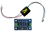 DCC Concepts DCD-ZN360.6A - Zen Black Decoder: Universal Easy to Fit 8-Pin Direct Decoder, 6 Functions + ABC Module