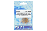 DCC Concepts DCF-PS1.5 - Pickup Springs 1.5mm Axles - 48 Pack (N Scale)