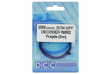 DCC Concepts DCW-32PP - Decoder Wire - Stranded - Purple - 6m