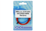 DCC Concepts DCW-32RD - Decoder Wire - Stranded - Red - 6m