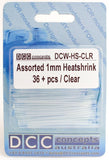 DCC Concepts DCW-HS-CLR - Heat Shrink Clear (36 Pack)