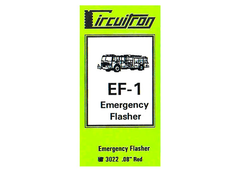 Circuitron - 800-3022 - EF-1 - Emergency Lights Flasher - 2mm Red LEDs