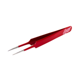 Excel - EXL30427 - Straight Point Tweezers - Red