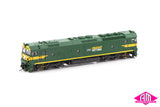 G Class Locomotive Series 1, G515 Freight Victoria Green & Yellow (G-5) HO Scale