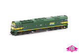 G Class Locomotive Series 1, G515 Freight Victoria Green & Yellow (G-5) HO Scale
