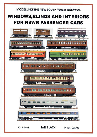 Windows, Blinds and Interiors for NSWR Passenger Cars