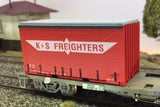 IF-CON015 - K & S Freighters 20ft Tautliner Container Kit (HO Scale)
