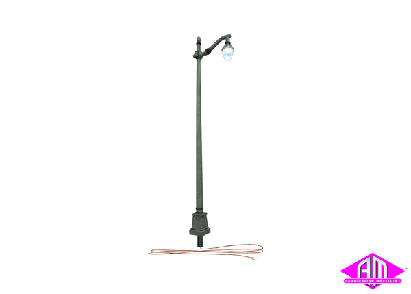 HO Scale Woodland Scenics JP5631 Arched Cast Iron Street Lights (3pcs) – USA Made