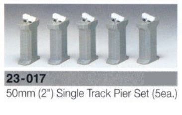 KA23-017 - Single Track Pier Set - 50mm 5pc (N Scale)