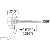 KD-119-25 - #119 SE Shelf Whisker Metal Coupler - Medium (9/32") Centerset Shank 25 pack (HO Scale)