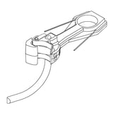 KD-119-25 - #119 SE Shelf Whisker Metal Coupler - Medium (9/32") Centerset Shank 25 pack (HO Scale)