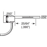 KD-149 - #149 Metal Self Centering Whisker Coupler - Long (25/64") Overset Shank 2pr (HO Scale)