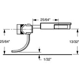 KD-29 - #29 Long (25/64") Overset Shank 2pr (HO Scale)