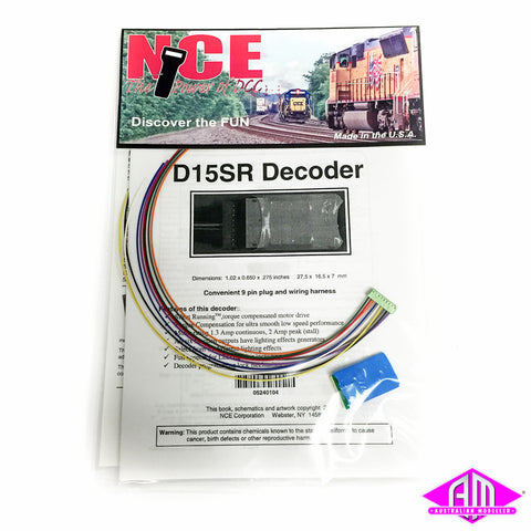 NCE - D15SR Decoder Silent 5 EFX 9pin