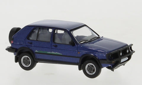 PCX870205 - VW Golf II Country - Metallic Blue - 1990 (HO Scale)