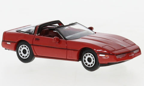 PCX870316 - Chevrolet Corvette C4 - Red - 1984 - Targa Roof (HO Scale)
