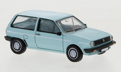 PCX870334 - VW Polo II Fox - Light Turquoise/Decorated (HO Scale)