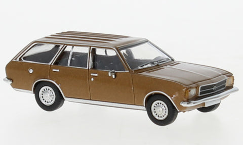 PCX870403 - Opel Rekord D Caravan - Metallic Brown - 1972 (HO Scale)