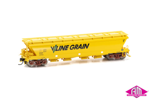 Powerline - VHGY Bogie Grain Wagon #VHGY-311-G V/Line (HO Scale)