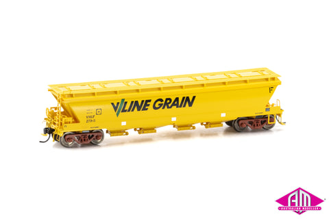 Powerline - VHGY Bogie Grain Wagon #VHGY-278-S V/Line (HO Scale)