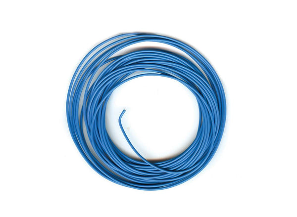 PECO PL-38B 7m Blue Electrical Wire – 16 Strand, 3 Amp For OO N Gauge Model Railways (UK Made)
