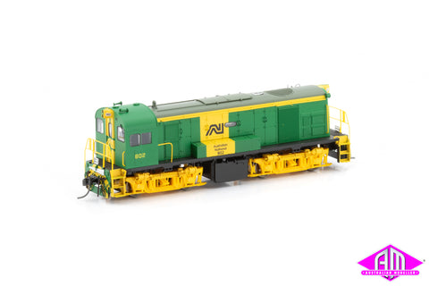 800 Class Locomotive 802 AN Green & Yellow