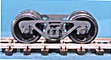 SE-B9 - XC Roller Bearing Bogies - SAR/AN - Disc Wheels (HO Scale)