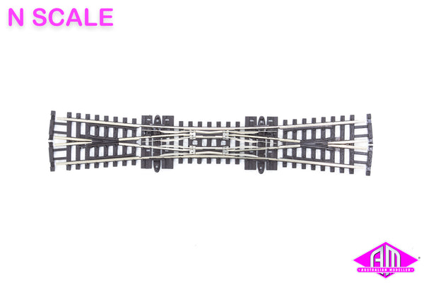 PECO SL-E399Fスリーウェイポイントとポイントマシン2個 Peco - SL-390F - Code 55 Insulfrog - Double Slip (N Scale