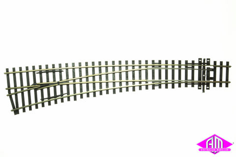 Peco - SL-87 - Code 100 Insulfrog - Curved Left Hand Point (HO Scale)