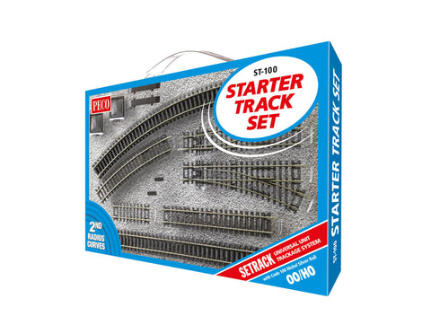 Peco - ST-100 - Code 100 Starter Track Set (HO Scale)