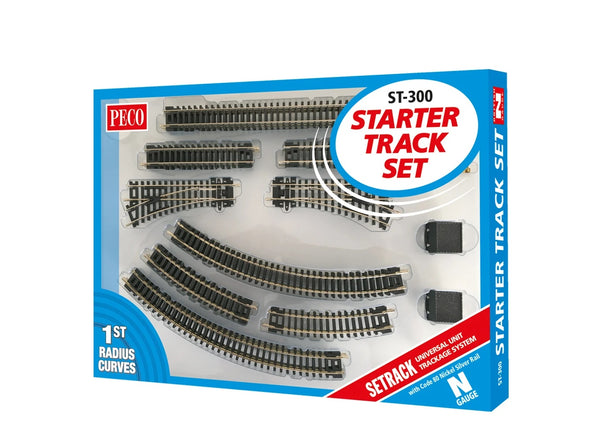 Peco - ST-300 - Starter Track Set - Code 80 Setrack - 1st Radius