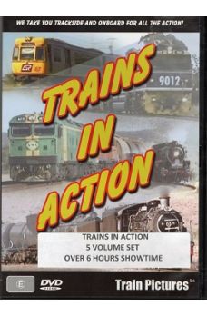 Trains in Action - 5 Disc Set (Blu-Ray DVD)