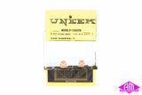 Uneek - UN-612 - Etched Brass Level Crossing Gates With Posts (HO Scale)