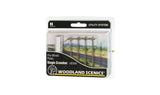US2250 - Pre-Wired Poles - Single Crossbar (N Scale)