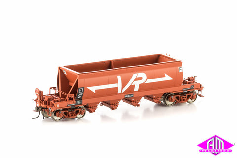 JQF Quarry Hopper, Wagon Red with Large VR Logo, 4 Car Pack VHW-10