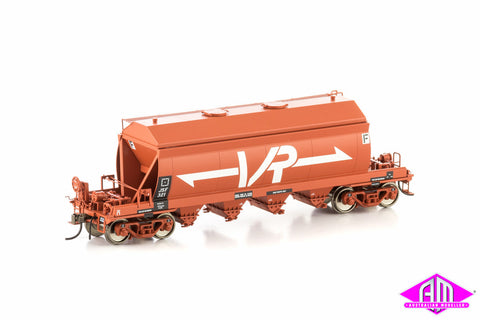 JSF Sand Hopper, Wagon Red with Large VR Logo, 4 Car Pack VHW-12