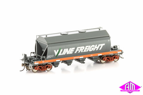 VHSF Sand Hopper, Orange & Grey with V/Line Freight Logo, 4 Car Pack VHW-14